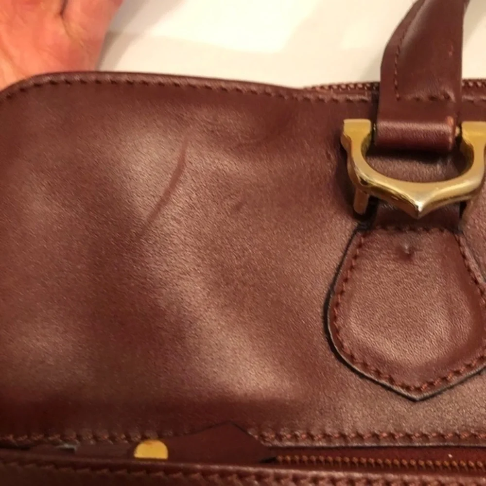 Cartier authentic leather briefcase